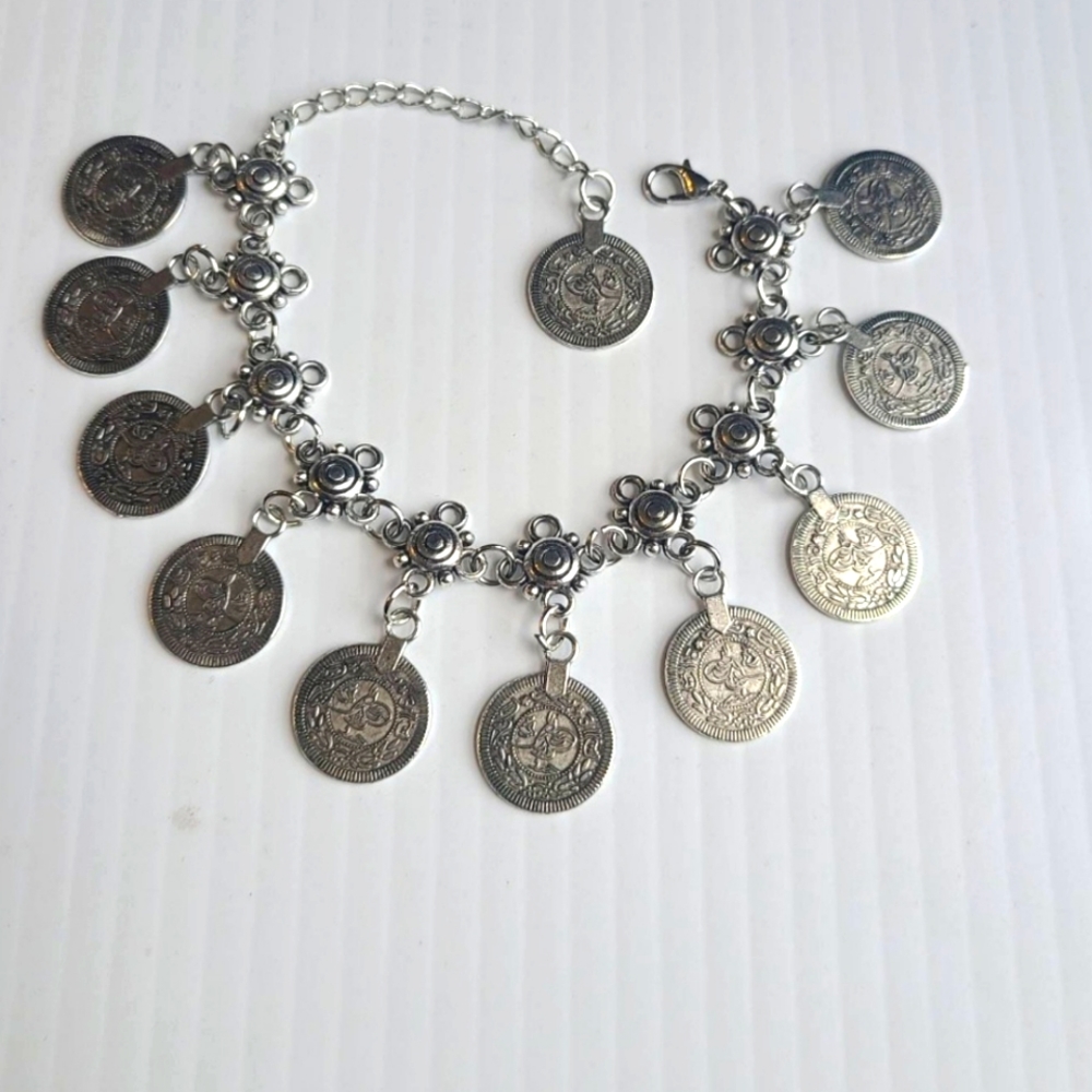 BOHEMIAN/HIPPIE JINGLING COIN 🪙 ANKLET! 😍✨️